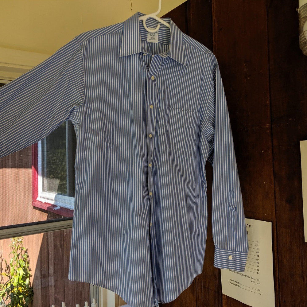 Brooks Brothers 15 1/2 - 34 Slim Fit Non-Iron